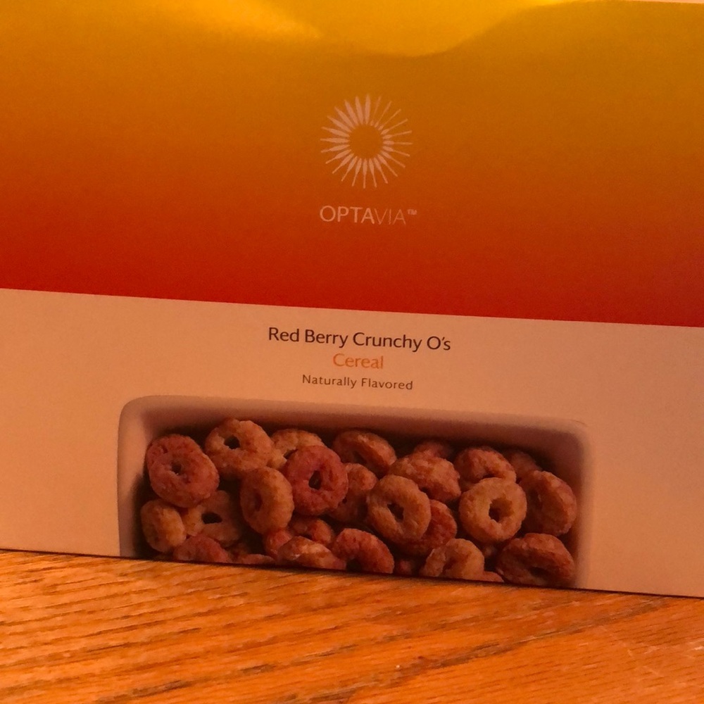 Optavia Red Berry Crunchy O’s, box of 6